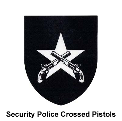377th Security Police Squadron Crossed Pistols