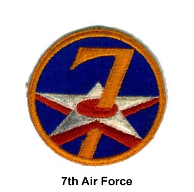 7th AF Round Patch