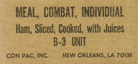Ham Sliced C-Ration