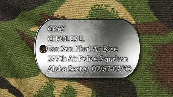Gray Dog Tag
