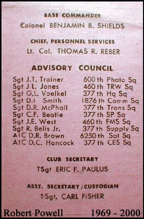 Airmen's Open Mess Rear