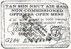 Tan Son Nhut Club Card